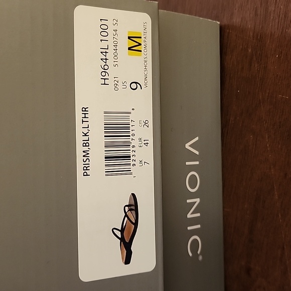 Vionic Prism Sandal Black 9M - Picture 6 of 7